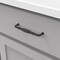 Hickory Hardware Williamsburg Collection Pull 5-1/16 Inch 128mm Center to Center Matte Black Finish P3052-MB - alternate 8